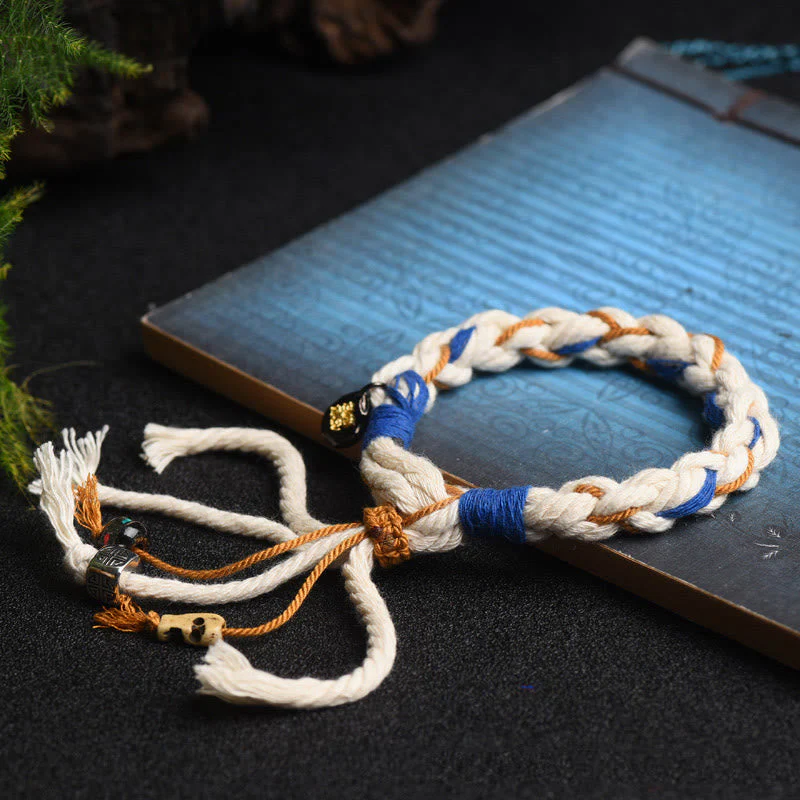 Zakiram Goddess of Wealth Spiritual Bracelet Handmade Luck - Image 8