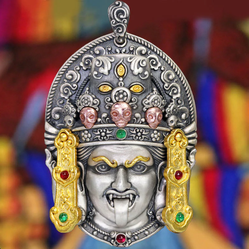Zakiram Silver Necklace | Goddess of Wealth Protection Pendant - Image 5