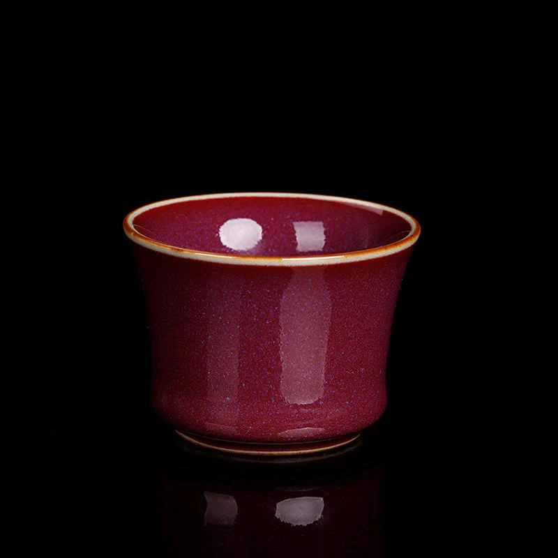 Zen Ceramic Bamboo Teacup 80ml for Kung Fu Tea Rituals - Image 11