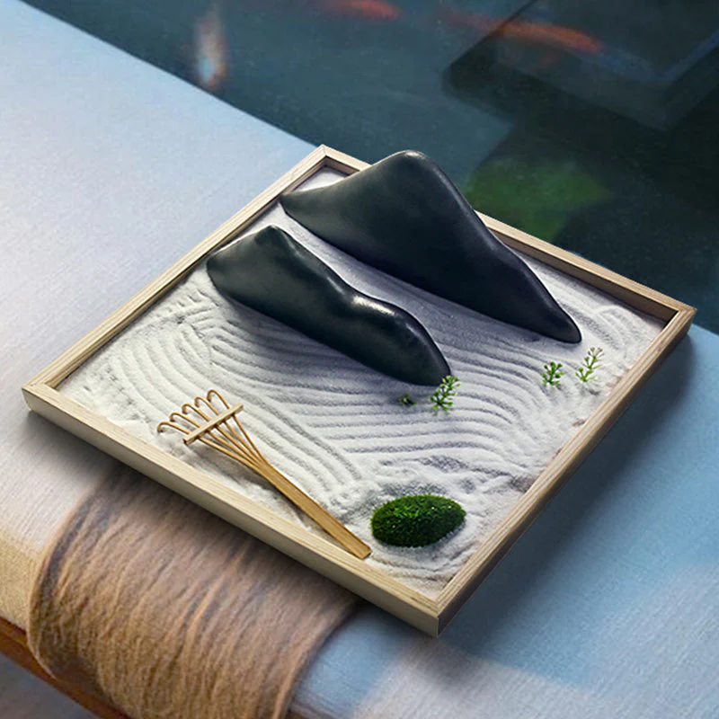Zen Garden Decoration | Ceramic Rocks for Meditation & Enlightenment