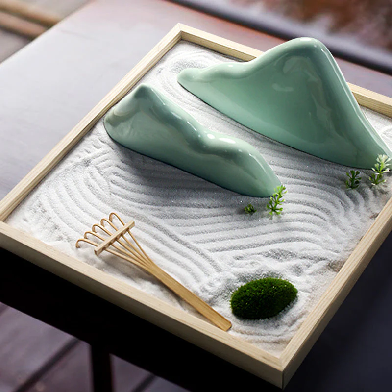 Zen Garden Decoration | Ceramic Rocks for Meditation & Enlightenment - Image 17